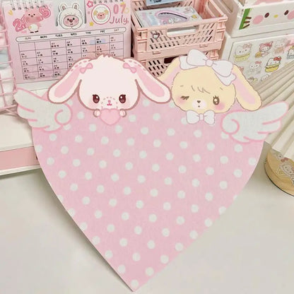Pink Bunny Felt Cork Board
