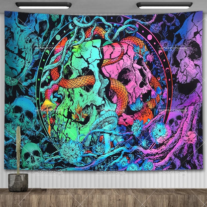 Skull Tapestry