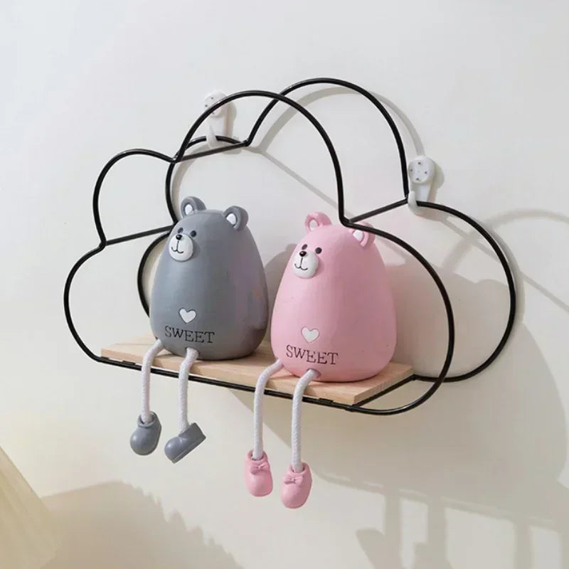 Iron Cloud Wall Shelf