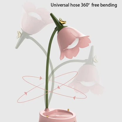 Cute Pink Flower Table Lamp