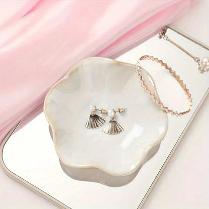 Lotus Leaf-Shaped Jewelry Tray