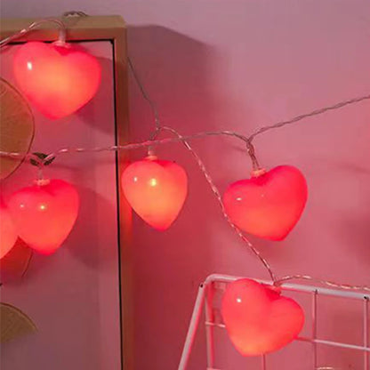 Red Heart String Lights