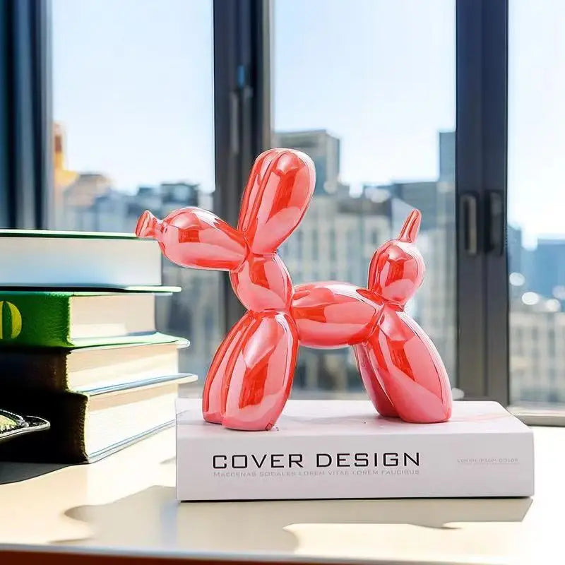 Ceramic Balloon Dog Sculpture