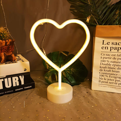 Heart-Shaped Neon Light