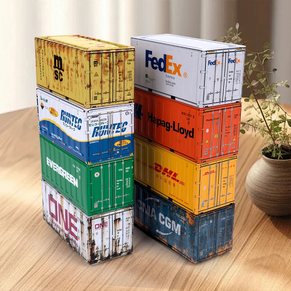 Mini Industrial Style Storage Boxes