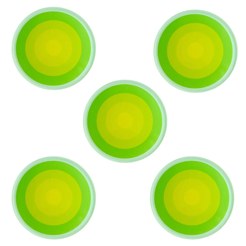 5pcs Acrylic Anti Slip Coaster