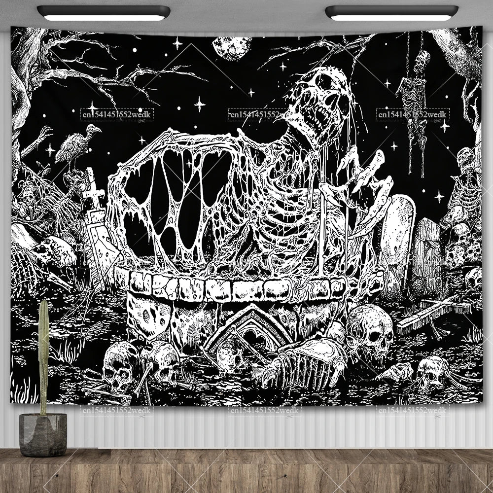Skull Tapestry