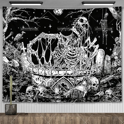 Skull Tapestry