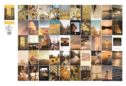 50 pcs Vintage Sticker Book
