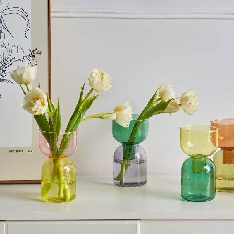 2pc Colorful Mini Vases