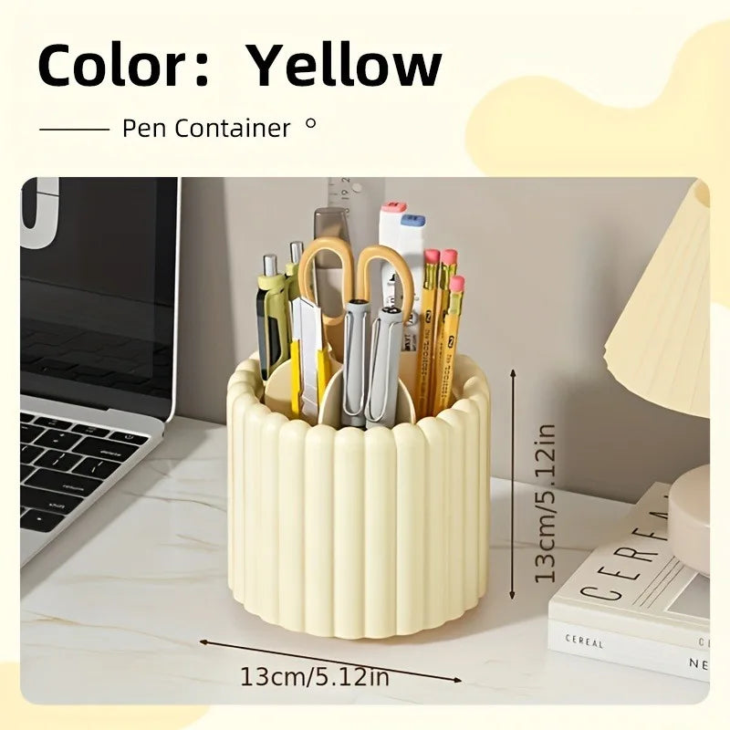 Minimalist 360° Rotating Brush/Pen Holder