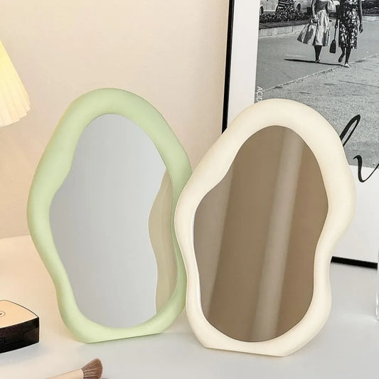 Cream Style Makeup Mirror