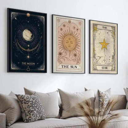 Celestial Tarot Canvas Art Print