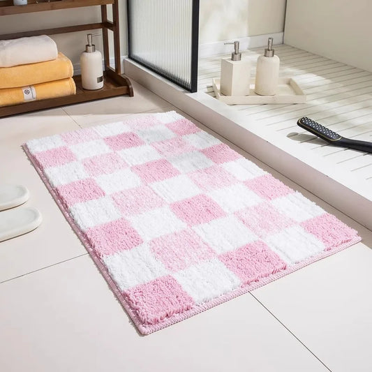 Pink Checkered Carpet