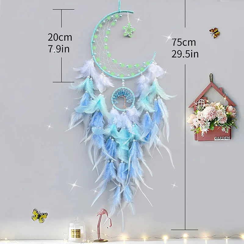 Handmade Natural Crystal Dream Catcher