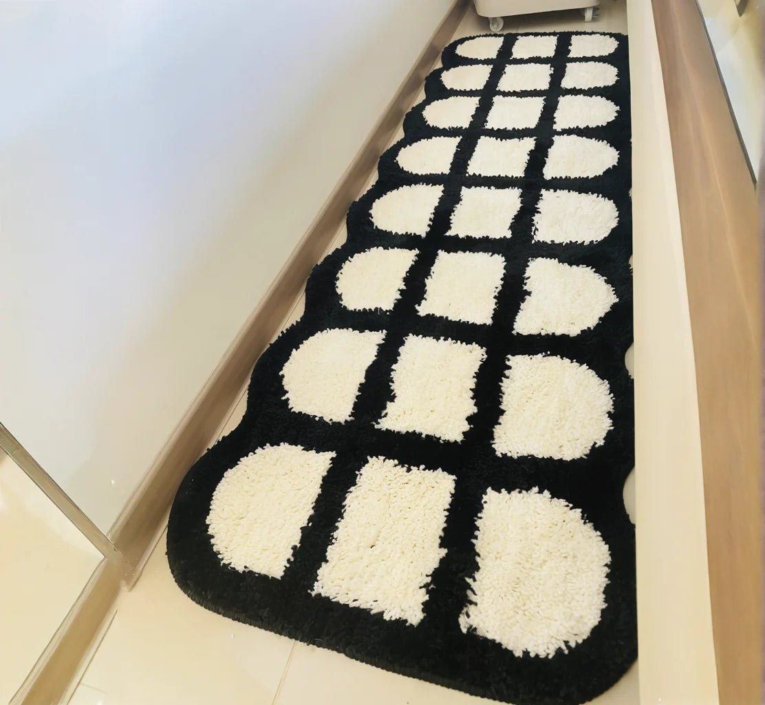 Tufted Heart Biscuit Rug