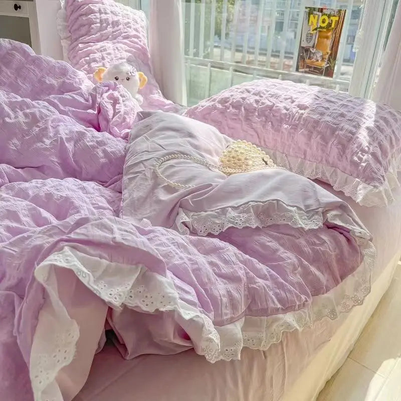 Korean Princess Bedding Set (Summer Style)