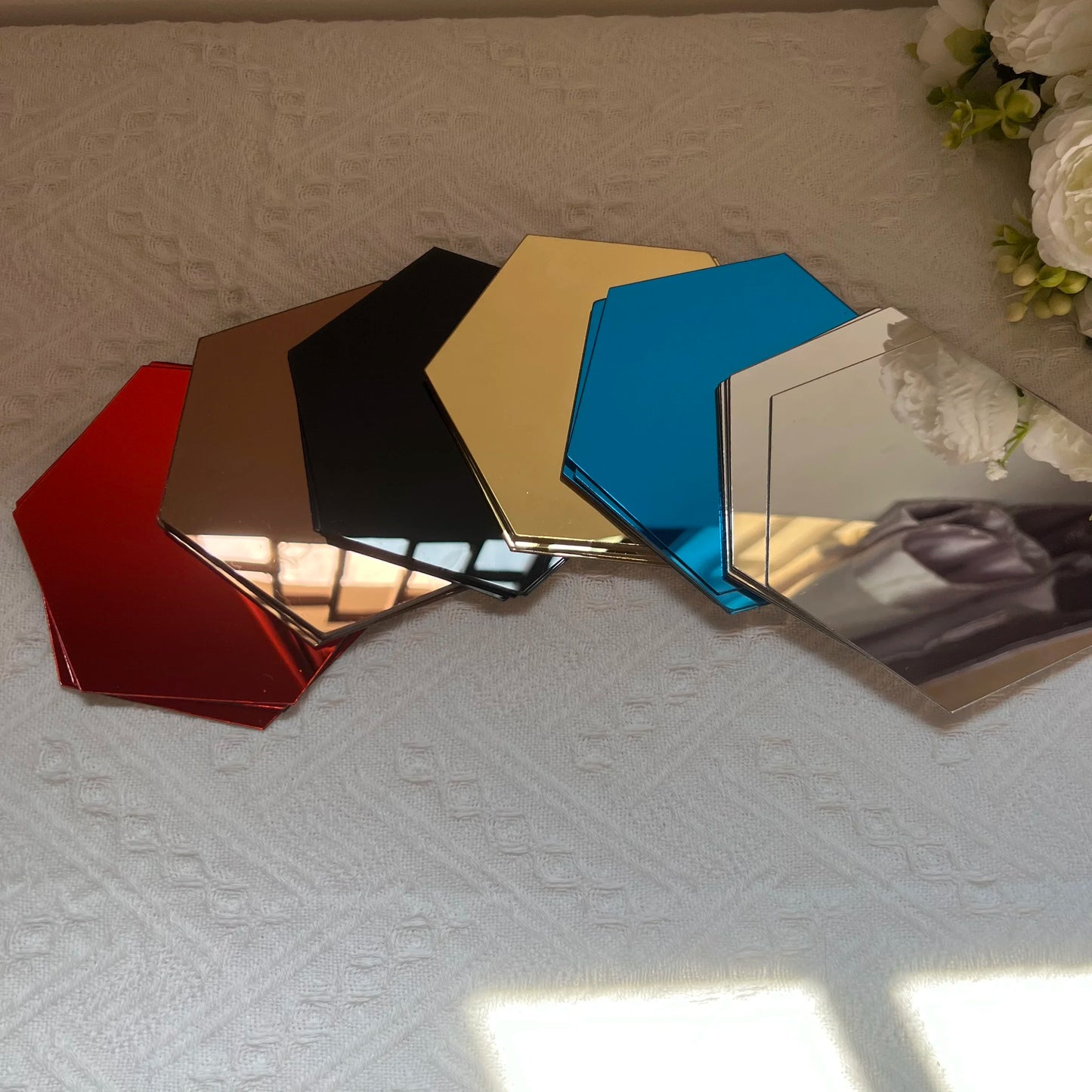 Hexagon Wall Mirror