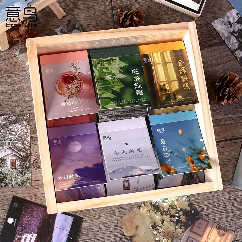 50 pcs Vintage Sticker Book